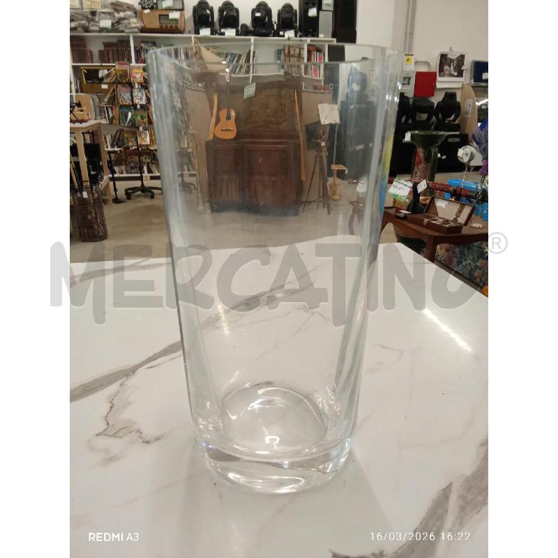VASO CRISTALLO LISCIO BASE TRUCCO  | Mercatino dell'Usato San giorgio del sannio 1