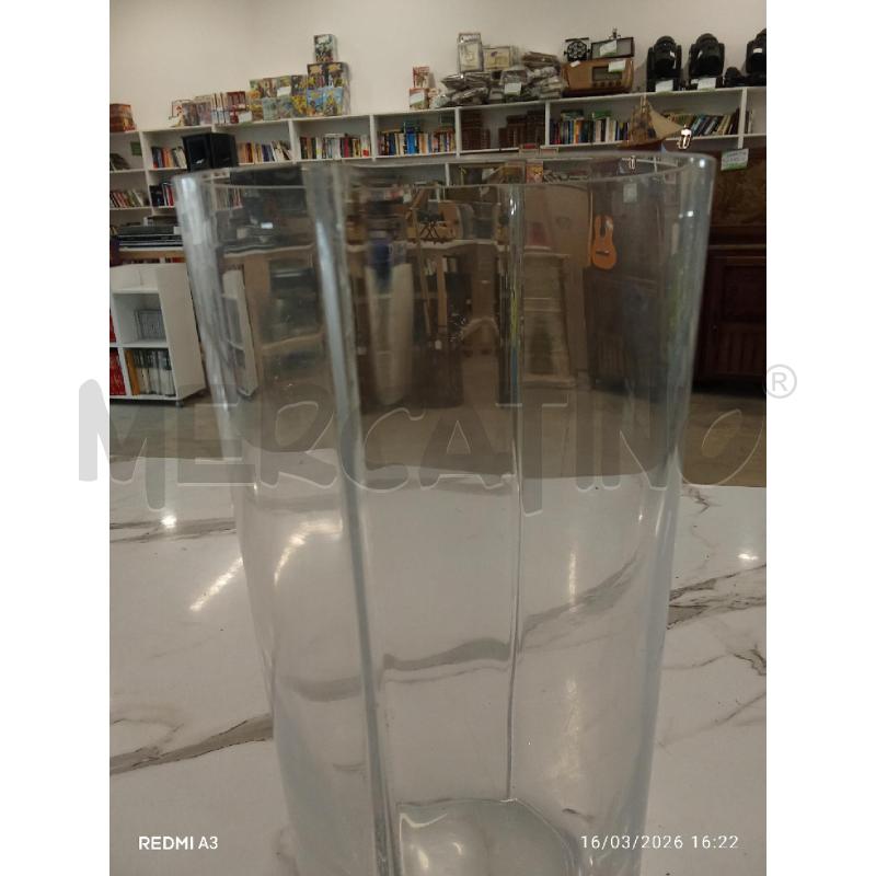 VASO CRISTALLO LISCIO BASE TRUCCO  | Mercatino dell'Usato San giorgio del sannio 3