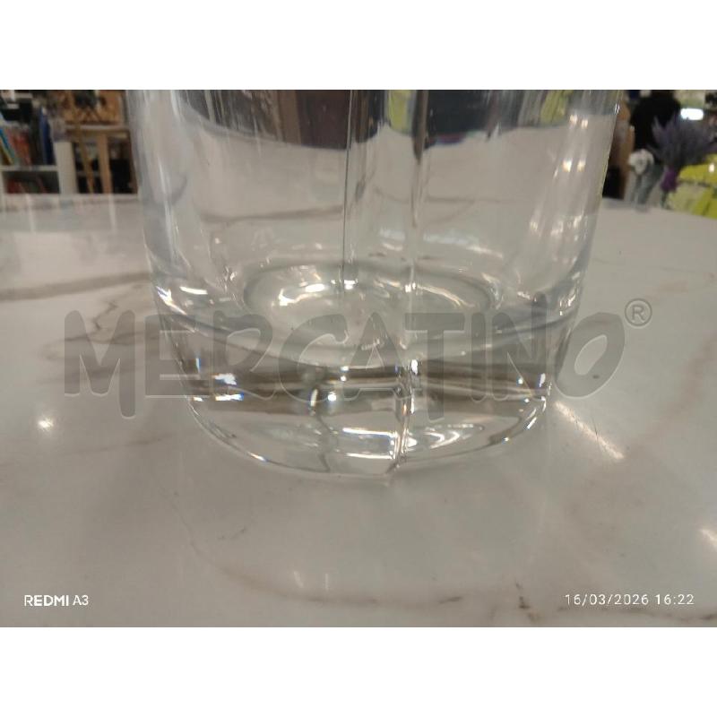 VASO CRISTALLO LISCIO BASE TRUCCO  | Mercatino dell'Usato San giorgio del sannio 4