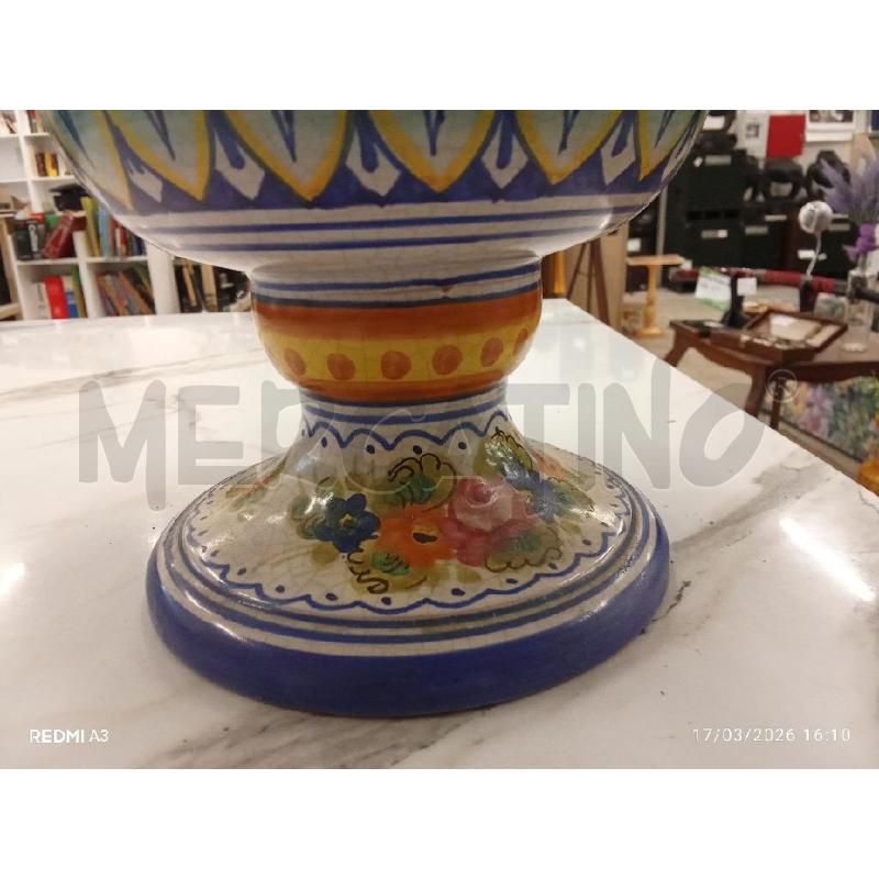 VASO PORCELLANA CON COPERCHIO MAIOLICA ITALY  | Mercatino dell'Usato San giorgio del sannio 4