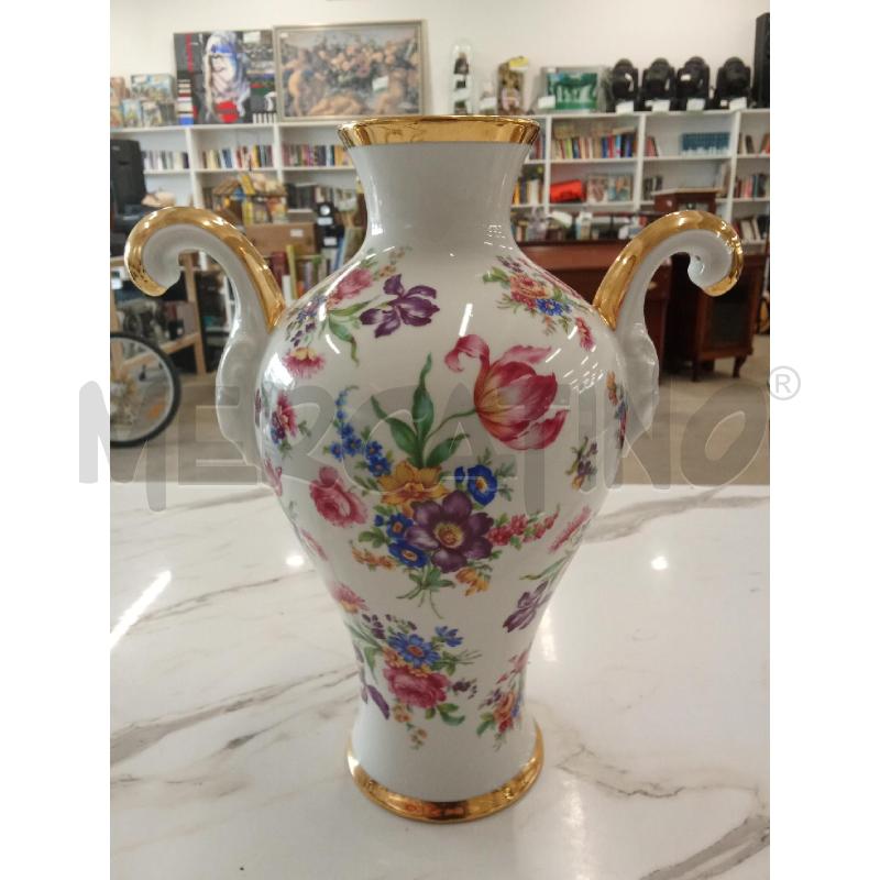 VASO PORCELLANA FIORI BAVARIA JAEGER  | Mercatino dell'Usato San giorgio del sannio 1
