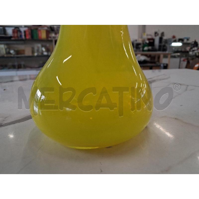 VASO VETRO MURANO GIALLO BLU  | Mercatino dell'Usato San giorgio del sannio 4