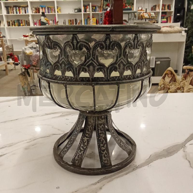 VASO VETRO SUPPORTO FERRI  | Mercatino dell'Usato San giorgio del sannio 1