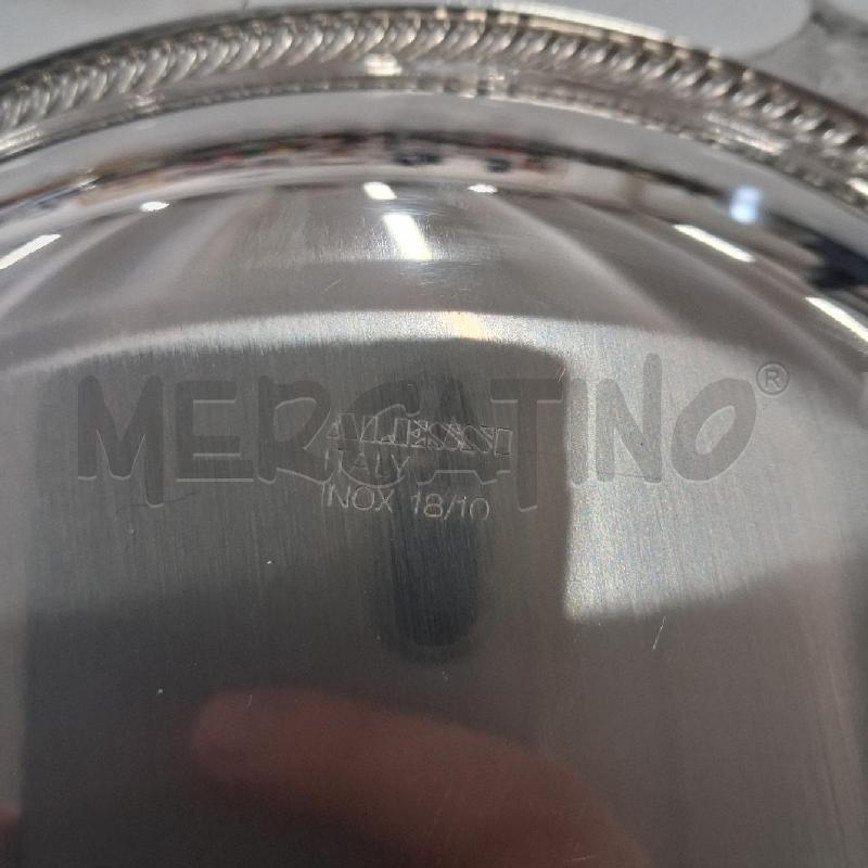 VASSOIO ARGENTATO ALESSI INTARSIATO TONDO 21 CM  | Mercatino dell'Usato San giorgio del sannio 5
