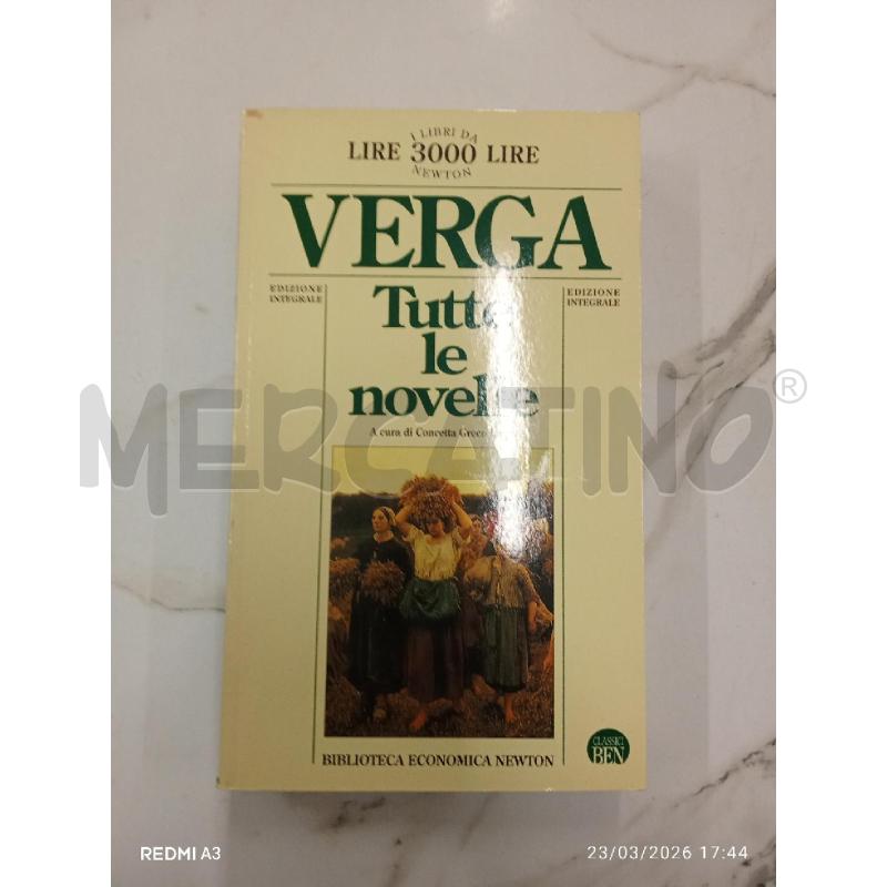 VERGA TUTTE LE NOVELLE  | Mercatino dell'Usato San giorgio del sannio 1