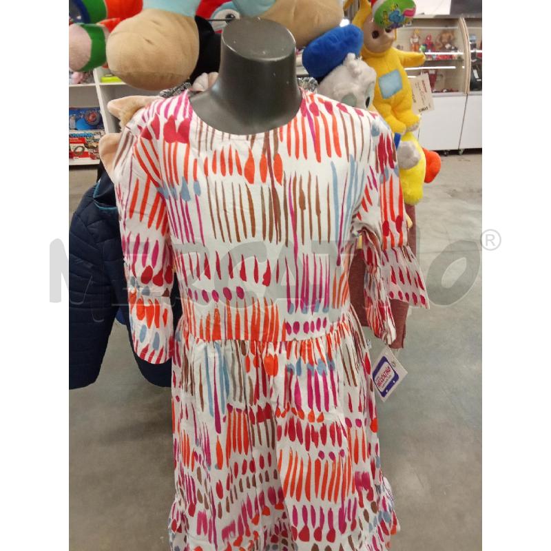 VESTITO BAMBINA BIANCO FANTASIA FUCSIA AZZURRA ESTIVO IL GUFO  | Mercatino dell'Usato San giorgio del sannio 2