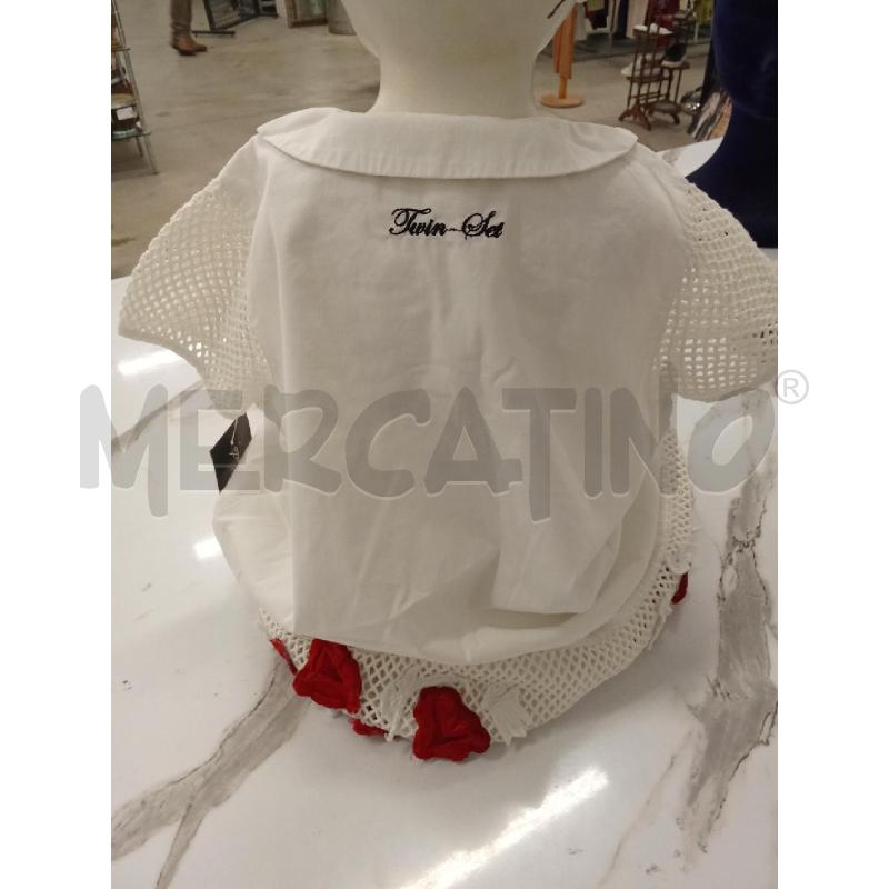 VESTITO BAMBINA BIANCO INS. ROSSO TWINSET | Mercatino dell'Usato San giorgio del sannio 3