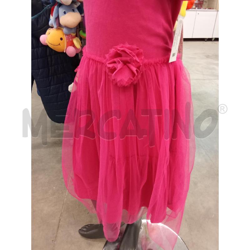 VESTITO BAMBINA FUCSIA MANICA CORTA GONNA TULLE  | Mercatino dell'Usato San giorgio del sannio 2