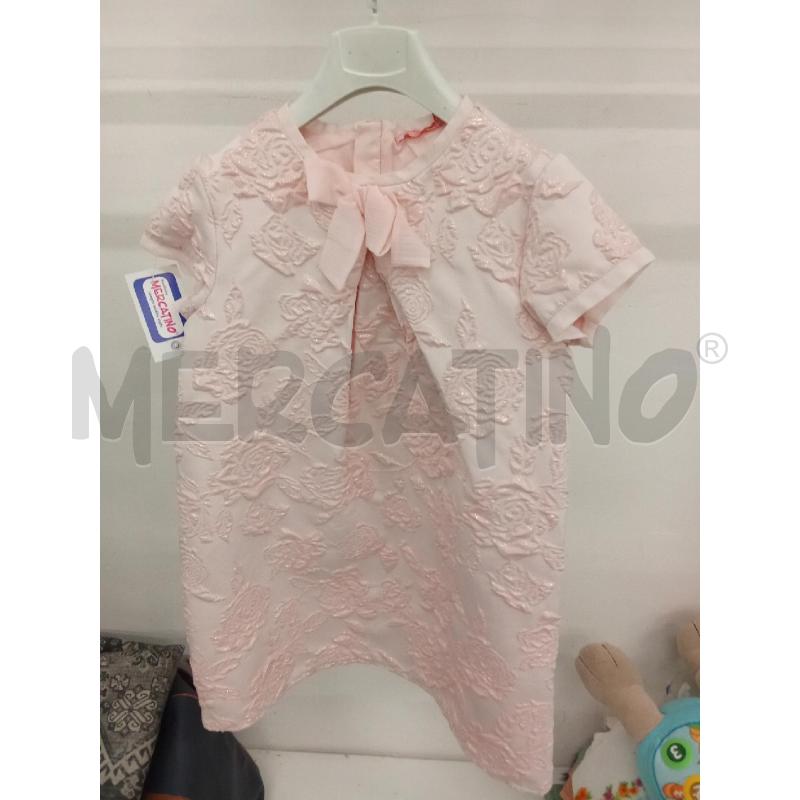 VESTITO BAMBINA ROSA INS. FIORI+GONNA | Mercatino dell'Usato San giorgio del sannio 1