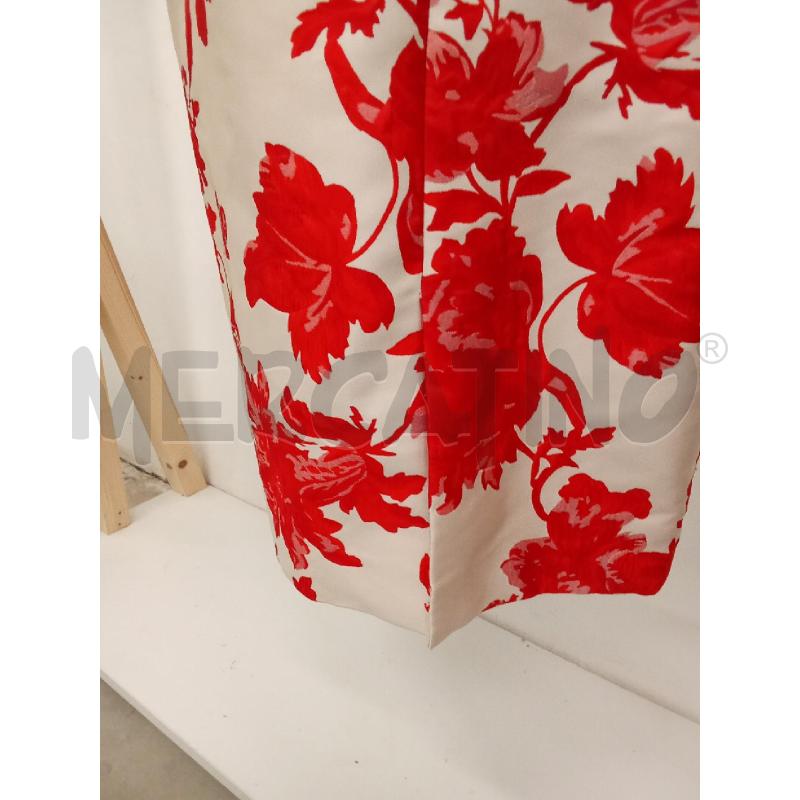 VESTITO DONNA 2 PZ STOLA BEIGE ROSSO PIZZO BETZZIA  | Mercatino dell'Usato San giorgio del sannio 4