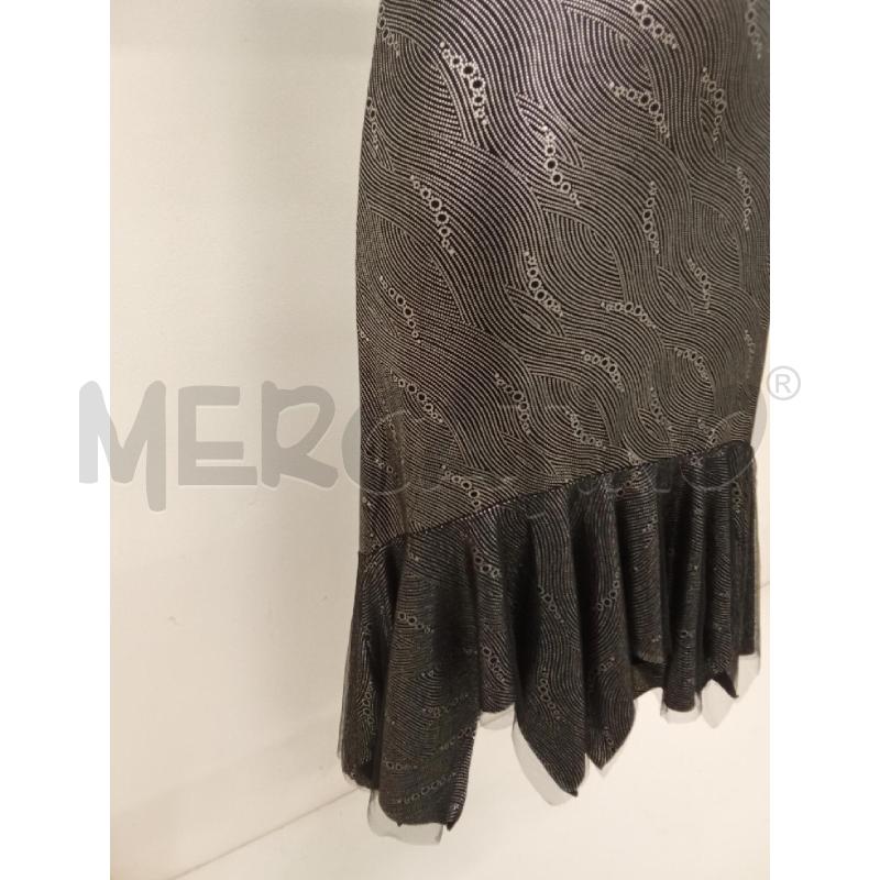 VESTITO DONNA 2 PZ STOLA NERA ARGENTATO NERO EE | Mercatino dell'Usato San giorgio del sannio 3