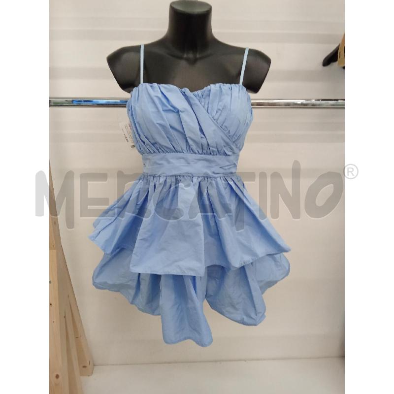 VESTITO DONNA AZZURRO RINASCIMENTO FASCIA BALZE | Mercatino dell'Usato San giorgio del sannio 1