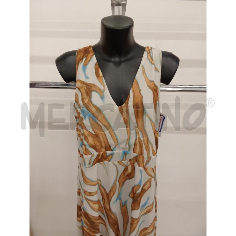 VESTITO DONNA BEIGE GIORGIA & JOHNS FANTASIA MARRONE AZZURRA | Mercatino dell'Usato San giorgio del sannio 2