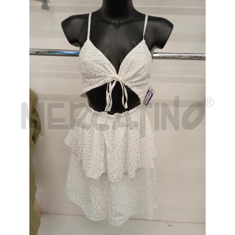 VESTITO DONNA BIANCO MERLETTO | Mercatino dell'Usato San giorgio del sannio 1