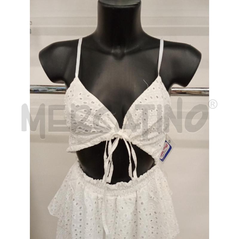 VESTITO DONNA BIANCO MERLETTO | Mercatino dell'Usato San giorgio del sannio 2