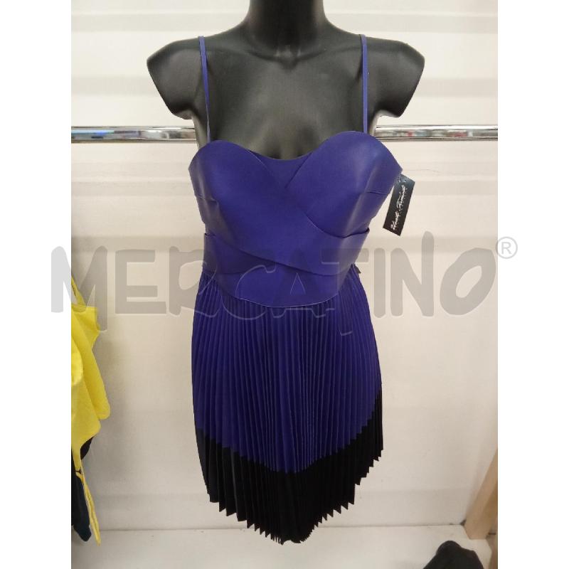 VESTITO DONNA BLU IN PELLE ROBERTO CAVALLI  | Mercatino dell'Usato San giorgio del sannio 1