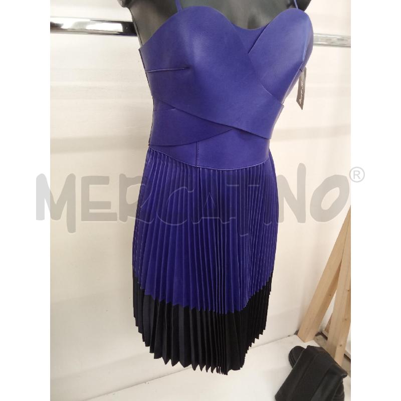 VESTITO DONNA BLU IN PELLE ROBERTO CAVALLI  | Mercatino dell'Usato San giorgio del sannio 2