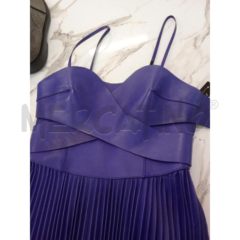 VESTITO DONNA BLU IN PELLE ROBERTO CAVALLI  | Mercatino dell'Usato San giorgio del sannio 3