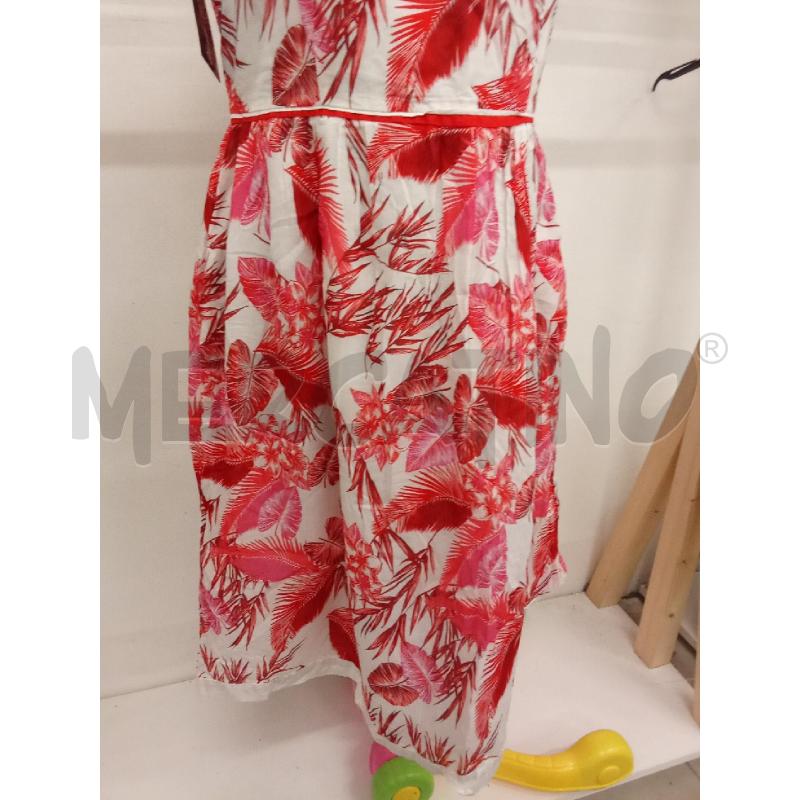 VESTITO DONNA EMME MARELLA BIANCO FIORI ROSSI | Mercatino dell'Usato San giorgio del sannio 3