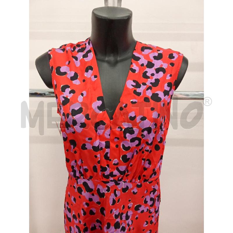 VESTITO DONNA FANATSIA ROSSO FUCSIA NERO MARINELLA PICCINO  | Mercatino dell'Usato San giorgio del sannio 2