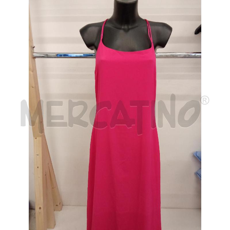 VESTITO DONNA FUCSIA SPALLINE INCROCIATE THE COLLECTION  | Mercatino dell'Usato San giorgio del sannio 1