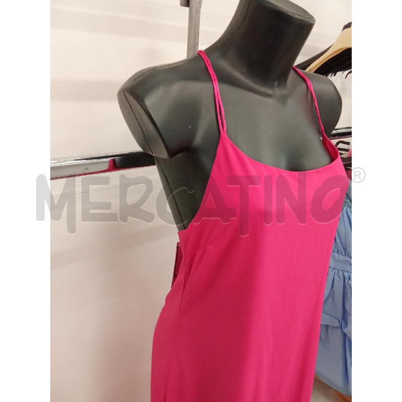 VESTITO DONNA FUCSIA SPALLINE INCROCIATE THE COLLECTION  | Mercatino dell'Usato San giorgio del sannio 3