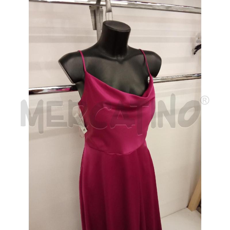 VESTITO DONNA FUCSIA SPALLINE PINC BOOM SPACCO LATERALE | Mercatino dell'Usato San giorgio del sannio 2