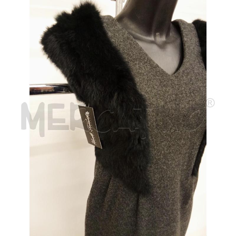 VESTITO DONNA GRIGIO STELLA MCCARTNEY DET.PELLICCIA SINTETICA | Mercatino dell'Usato San giorgio del sannio 2