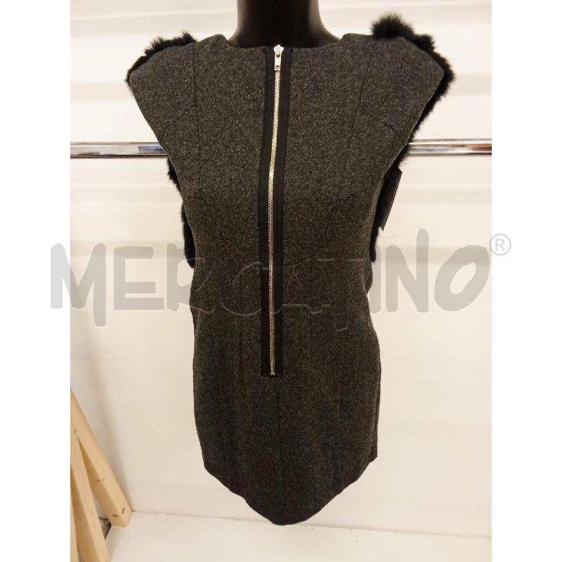 VESTITO DONNA GRIGIO STELLA MCCARTNEY DET.PELLICCIA SINTETICA | Mercatino dell'Usato San giorgio del sannio 3