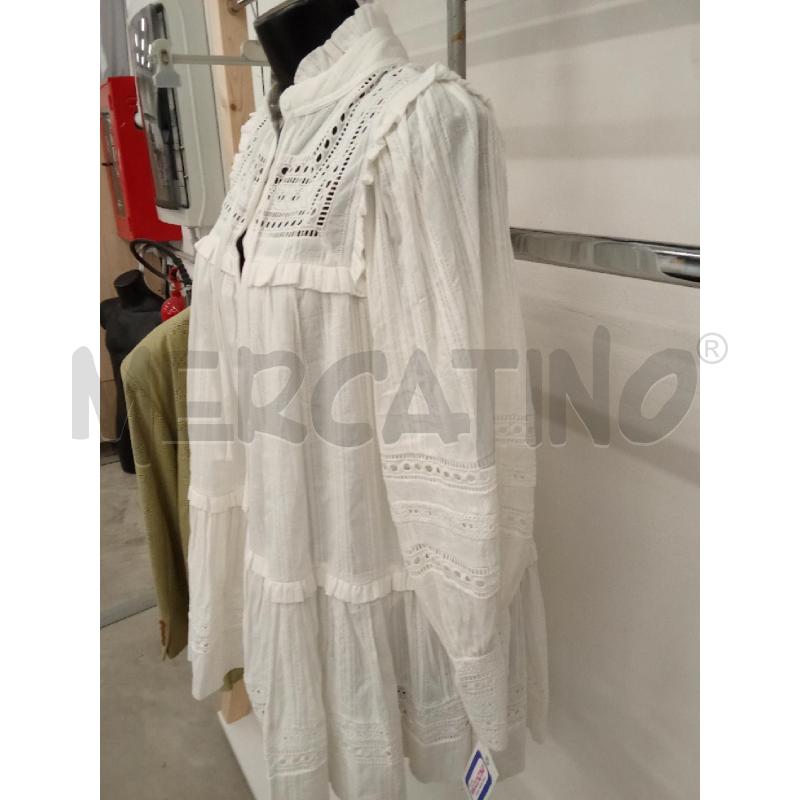 VESTITO DONNA LARGO BIANCO TREDICI | Mercatino dell'Usato San giorgio del sannio 3