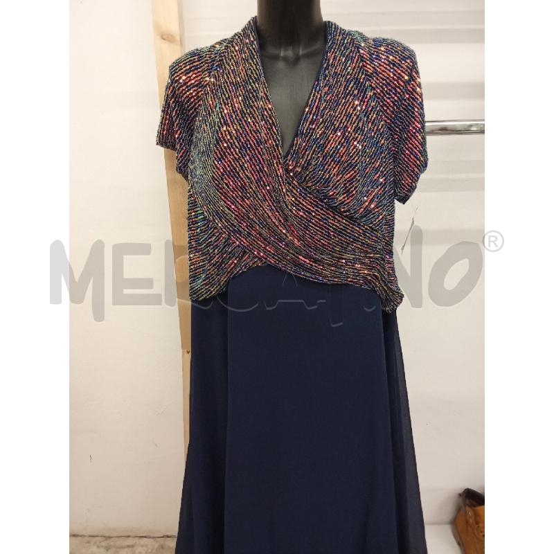 VESTITO DONNA LUNGO BLU TOP PAIETTE SHEIN | Mercatino dell'Usato San giorgio del sannio 1