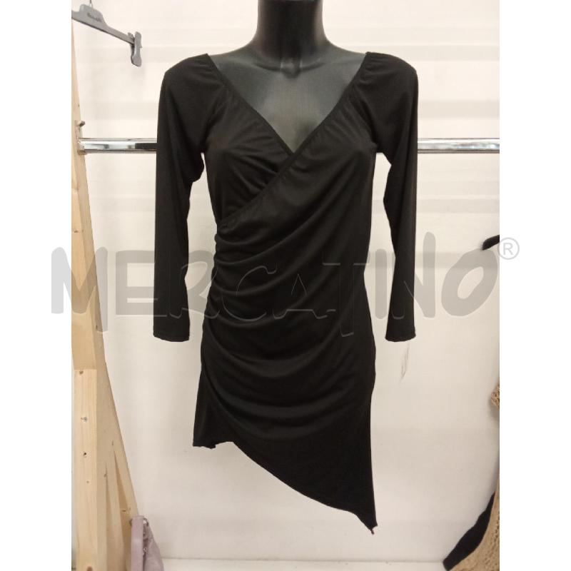 VESTITO DONNA LUNGO NERO FRUSCICO | Mercatino dell'Usato San giorgio del sannio 1
