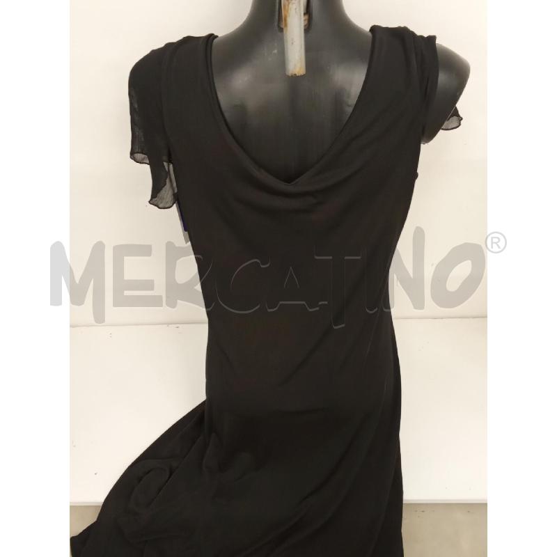 VESTITO DONNA LUNGO NERO INS. VELO MADE IN ITALY | Mercatino dell'Usato San giorgio del sannio 5