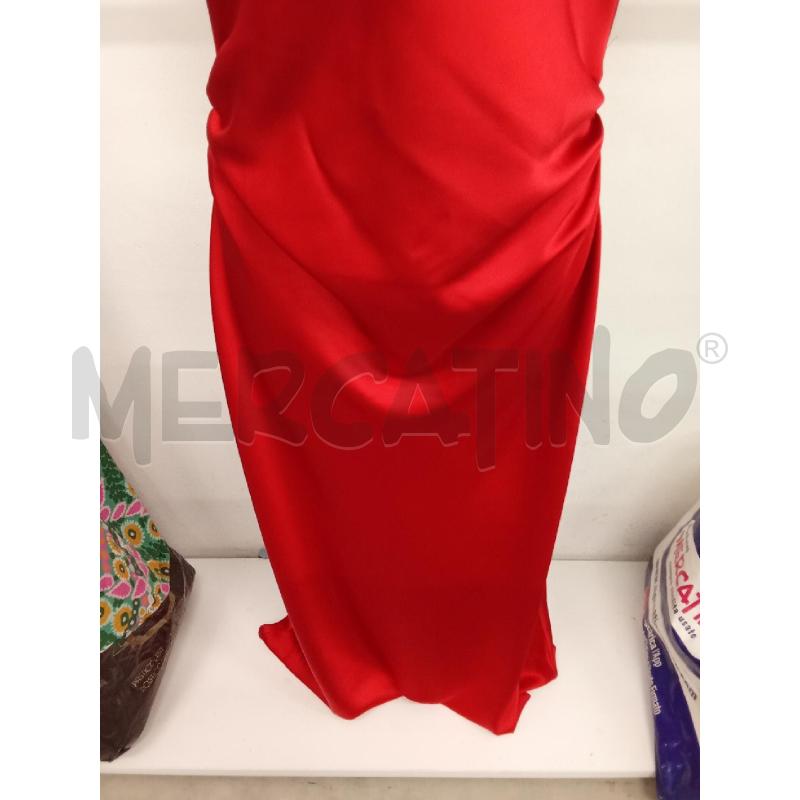 VESTITO DONNA LUNGO RASO BORDEAUX ZARA  | Mercatino dell'Usato San giorgio del sannio 3