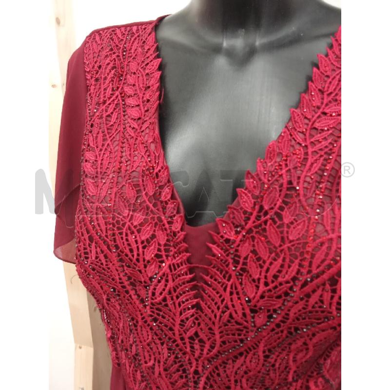 VESTITO DONNA LUNGO ROSSO TOP RICAMO  | Mercatino dell'Usato San giorgio del sannio 3