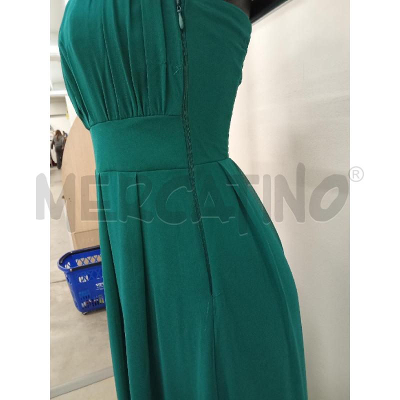 VESTITO DONNA LUNGO  VERDE VILA | Mercatino dell'Usato San giorgio del sannio 2