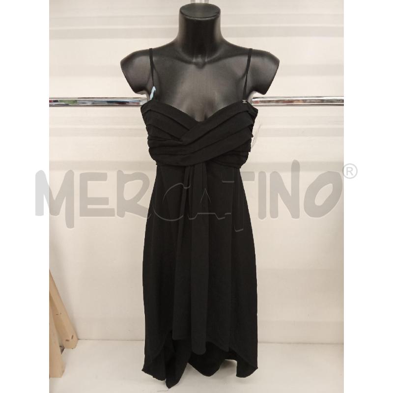 VESTITO DONNA NERO KOCCA BALZE CORPETTO GONNA VELATA | Mercatino dell'Usato San giorgio del sannio 1