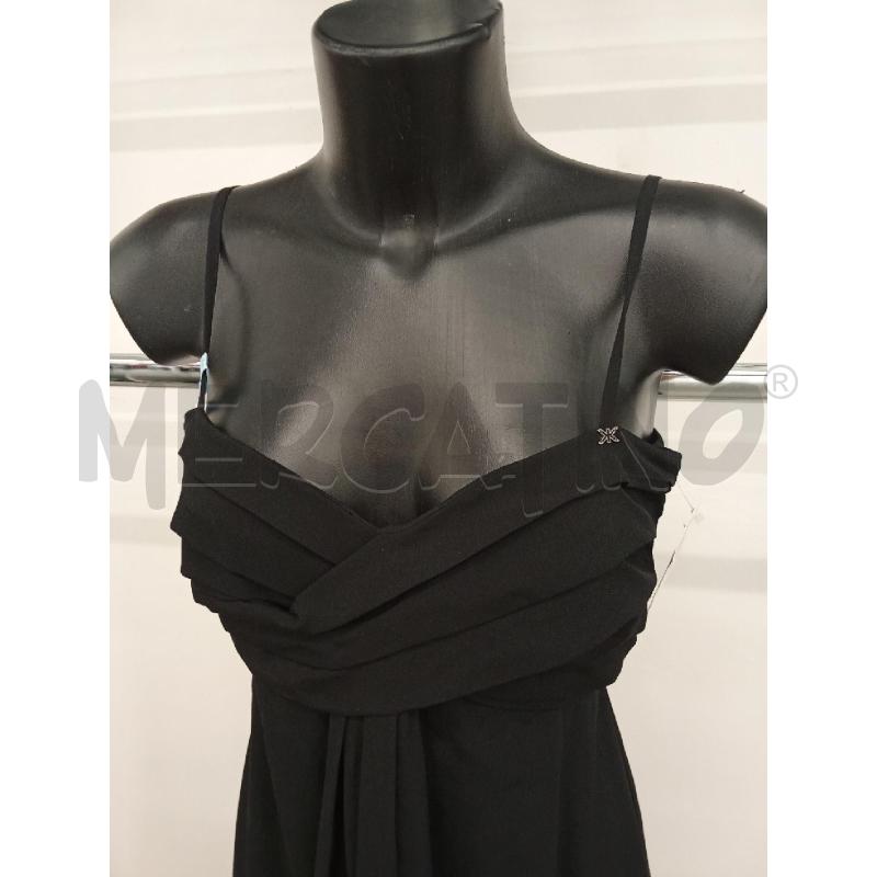 VESTITO DONNA NERO KOCCA BALZE CORPETTO GONNA VELATA | Mercatino dell'Usato San giorgio del sannio 2