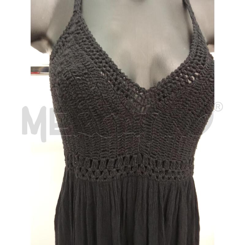 VESTITO DONNA NERO LUNGO FILO CALZEDONIA | Mercatino dell'Usato San giorgio del sannio 2