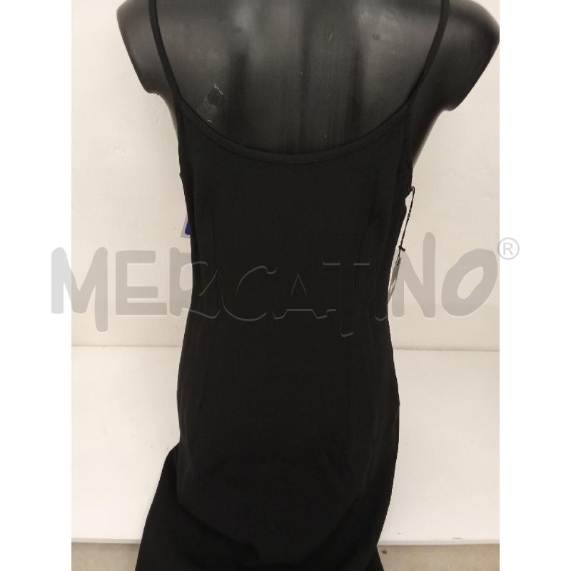VESTITO DONNA NERO LUNGO LEXIA COLL. FIORI PAILLETES  | Mercatino dell'Usato San giorgio del sannio 4