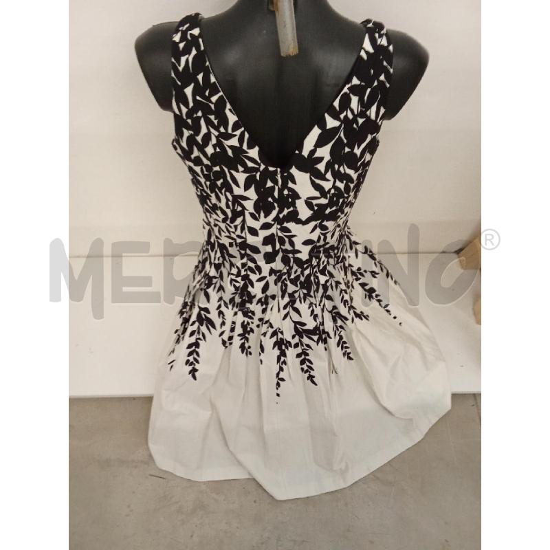 VESTITO DONNA RALPH LAUREN BIANCO FOGLIE NERE  | Mercatino dell'Usato San giorgio del sannio 3