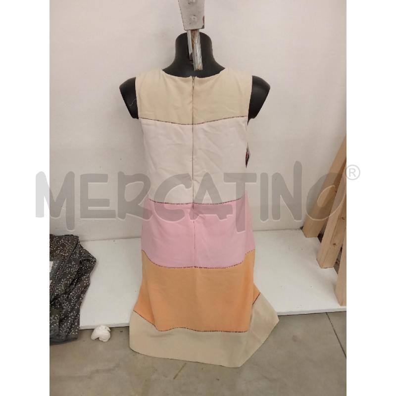 VESTITO DONNA ROSA ARANCIONE 2PZ + COPRISPALLA CARACTERE | Mercatino dell'Usato San giorgio del sannio 4