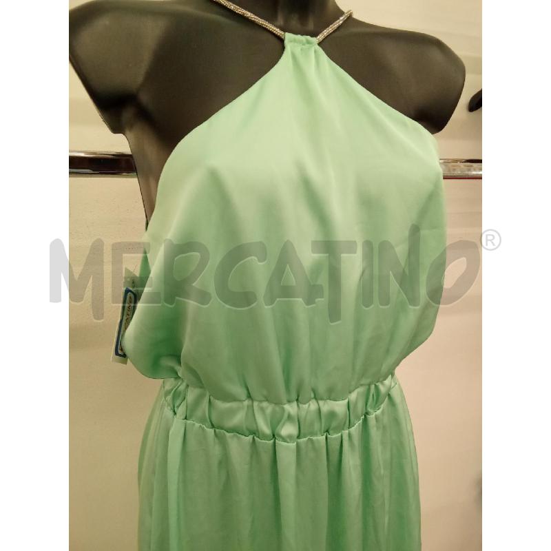 VESTITO DONNA TURCHESE SPALLINE STRASS RINASCIMENTO | Mercatino dell'Usato San giorgio del sannio 2