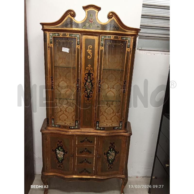 VETRINETTA STILE VENEZIANO BAROCCO FIORI  | Mercatino dell'Usato San giorgio del sannio 1