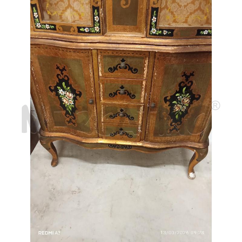 VETRINETTA STILE VENEZIANO BAROCCO FIORI  | Mercatino dell'Usato San giorgio del sannio 2