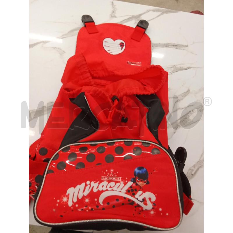 ZAINO BAMBINA MIRACULOUS LADY BUG  | Mercatino dell'Usato San giorgio del sannio 3