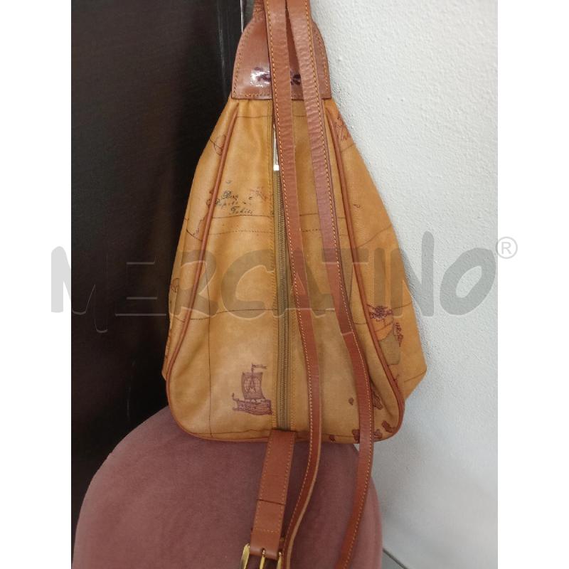 ZAINO DONNA BEIGE MARRONE PRIMA CLASSE FORMA ALLUNGATA  | Mercatino dell'Usato San giorgio del sannio 2