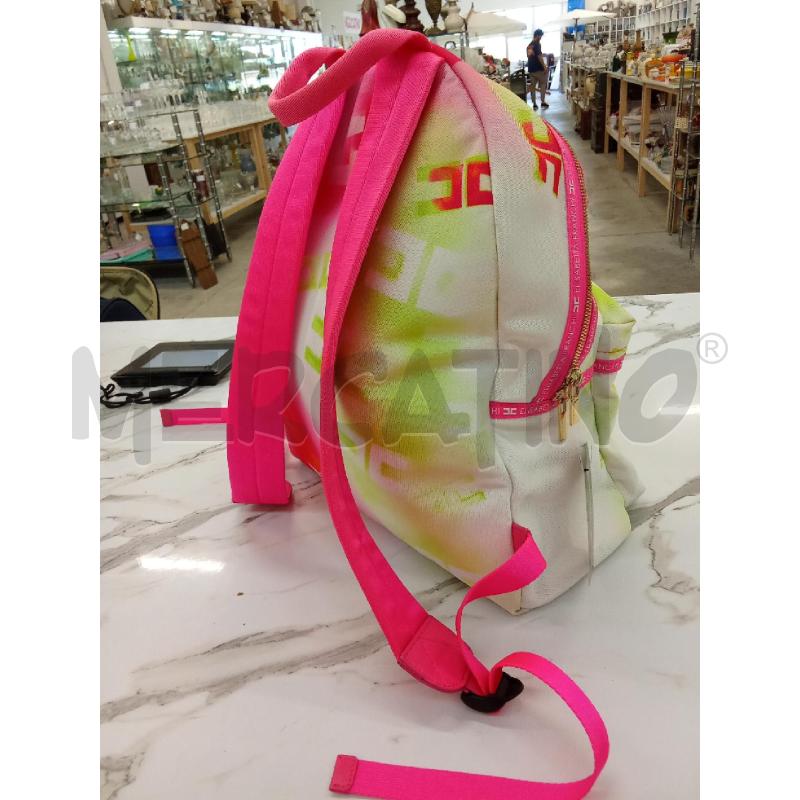 ZAINO DONNA ELISABETTA FRANCHI FUCSIA VERDE  | Mercatino dell'Usato San giorgio del sannio 3