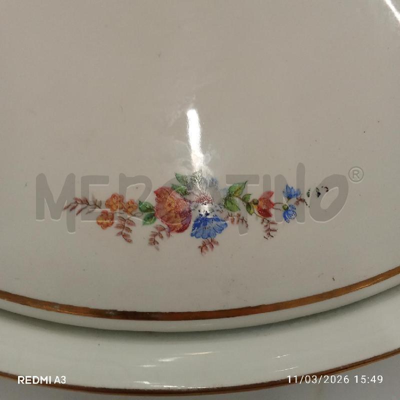 ZUPPIERA PORCELLANA RIGO DORATO FIORI FONTEBASSO TREVISO  | Mercatino dell'Usato San giorgio del sannio 3