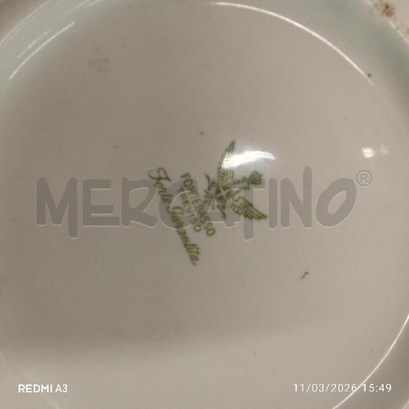 ZUPPIERA PORCELLANA RIGO DORATO FIORI FONTEBASSO TREVISO  | Mercatino dell'Usato San giorgio del sannio 5